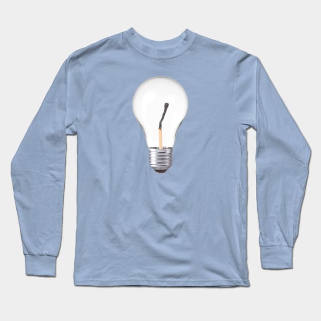 Burned idea Long Sleeve T-Shirt by brain360